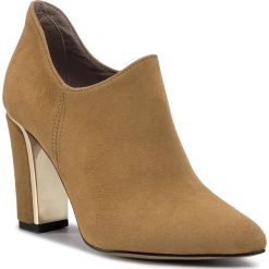 Półbuty R.POLAŃSKI - 1059 Yellow Zamsz. Żółte półbuty damskie R.Polański, bez wzorów, ze skóry, bez obcasa, na obcasie, bez zapięcia. Za 399,00 zł.