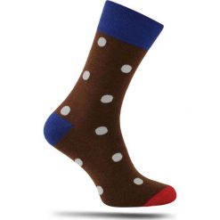 Skarpetki Męskie Chattier - Kolorowe w Duże Grochy, Rozmiar Uniwersalny SKCH0119chino. Skarpetki męskie Chattier, w grochy, z bawełny. Za 12,90 zł.