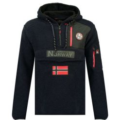 Bluza polarowa "Terifique" w kolorze granatowym. Niebieskie bluzy męskie m, z polaru, z kapturem. W wyprzedaży za 159,95 zł.