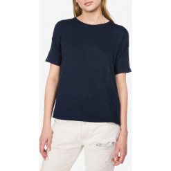 Vero Moda Layla Koszulka Niebieski. Niebieskie koszulki damskie Vero Moda, s, bez wzorów, z bawełny, bez kołnierzyka, z krótkim rękawem. Za 171,95 zł.