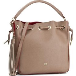 Torebki klasyczne damskie: Torebka CAVALLI CLASS – City Diva C73PWCNY0032D44 Taupe/Red D44