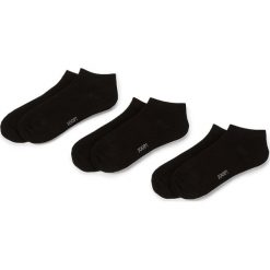 Zestaw 3 par niskich skarpet damskich JOOP! - Soft Cotton Sneaker 760.001 Black 2000. Czarne skarpetki damskie JOOP!, bez wzorów, z elastanu. Za 59,00 zł.
