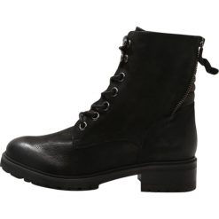 Botki damskie lity: SPM Botki sznurowane black