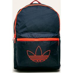 Adidas Originals - Plecak. Niebieskie plecaki męskie adidas Originals, z nadrukiem, z poliesteru. W wyprzedaży za 99,90 zł.