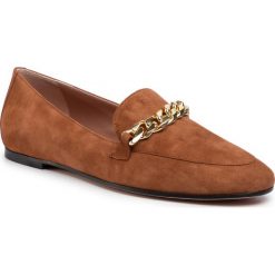 Lordsy BOSS - Kaia Loafer 50429775 Light/Pastel Brown 233. Pomarańczowe półbuty damskie Boss, ze skóry, bez obcasa, na obcasie. Za 1389,00 zł.