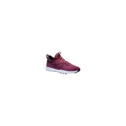 Buty fitness 120 mid damskie. Czarne buty sportowe damskie DOMYOS, bez wzorów, z poliesteru, na fitness i siłownię. Za 99,99 zł.