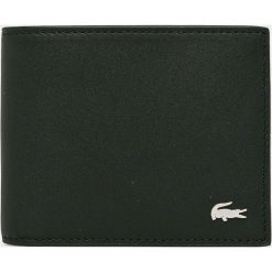 Lacoste - Portfel skórzany. Czarne portfele męskie Lacoste, bez wzorów, ze skóry. Za 319,90 zł.