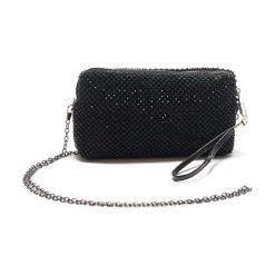 Torebki klasyczne damskie: Torebka w kolorze czarnym – (S)21,5 x (W)13 cm