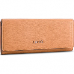 Duży Portfel Damski LIU JO - Xl Bifold Isola N68161 E0033 Cuoio Chiaro 61336. Brązowe portfele damskie Liu Jo, ze skóry ekologicznej. Za 299,00 zł.