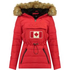Kurtka zimowa "Bunnypeak" w kolorze czerwonym. Czerwone kurtki damskie Canadian Peak, na zimę, xl, bez wzorów. W wyprzedaży za 269,95 zł.