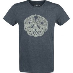 T-shirty męskie z nadrukiem: God Of War Yggdrasil T-Shirt odcienie niebieskiego