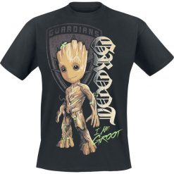 T-shirty męskie: Guardians Of The Galaxy 2 – Groot Shield T-Shirt czarny