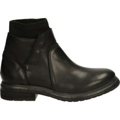 Botki damskie na zamek: Botki - 3618 D-S NERO