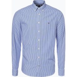 Tommy Hilfiger - Koszula męska – Ivy, niebieski. Niebieskie koszule męskie TOMMY HILFIGER, xxl, w paski, z bawełny, sportowe, bez kołnierzyka, bez rękawów. Za 299,95 zł.