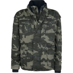 Kurtki męskie bomber: Brandit Jasper Kurtka kamuflaż (Dark Camo)