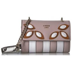 Guess Torebka Różowa. Różowe torebki klasyczne damskie Guess, z aplikacjami, małe, bez dodatków. Za 449,00 zł.