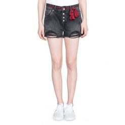 Pepe Jeans Bonita Black Szorty Czarny Szary. Szare szorty damskie Pepe Jeans, bez wzorów, z bawełny. Za 352,95 zł.