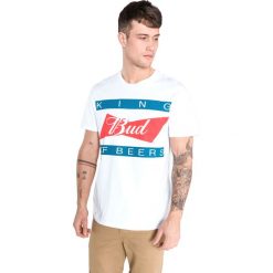 Jack & Jones Buds Koszulka Biały. Białe podkoszulki męskie Jack & Jones, s, z nadrukiem, z bawełny, bez kołnierzyka, krótkie. Za 88,95 zł.