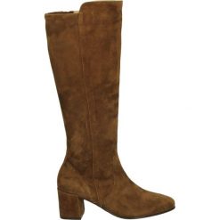 Kozaki - 5255100 BAMBI. Brązowe buty zimowe damskie Venezia, ze skóry. Za 349,00 zł.
