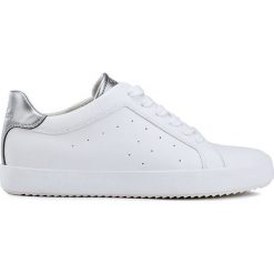 Geox - Buty. Białe buty sportowe damskie Geox, bez wzorów, ze skóry, sportowe. W wyprzedaży za 199,90 zł.
