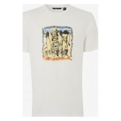 O'Neill Tiki Koszulka Biały. Białe podkoszulki męskie O'Neill, xl, z nadrukiem, z bawełny, z krótkim rękawem. Za 119,95 zł.