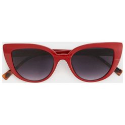Parfois - Okulary. Czerwone okulary przeciwsłoneczne damskie Parfois. Za 49,90 zł.