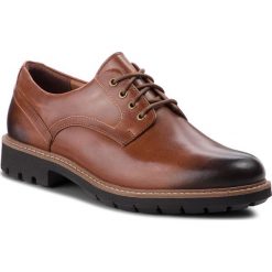 Półbuty CLARKS - Batcombe Hall 261275517 Dark Tan Leather. Pomarańczowe półbuty męskie Clarks, na co dzień, bez wzorów, ze skóry, eleganckie, bez zapięcia. W wyprzedaży za 379,00 zł.