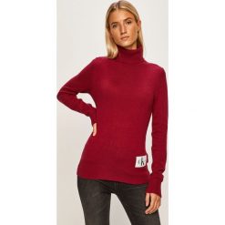 Calvin Klein Jeans - Sweter. Różowe swetry damskie Calvin Klein Jeans, s, bez wzorów, z bawełny, bez rękawów. Za 499,90 zł.