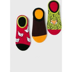 Medicine - Stopki Basic (3 pack). Szare skarpetki damskie MEDICINE, bez wzorów, z elastanu. Za 39,90 zł.