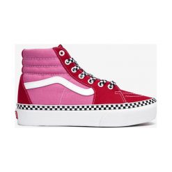 Vans Sk8-Hi Platform 2 Tenisówki Czerwony Różowy. Różowe trampki i tenisówki damskie Vans, bez wzorów, z materiału, bez zapięcia. Za 421,95 zł.