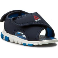 Sandały Reebok - Wave Glider II BD4263 Collegiate Navy/Horiz Blu. Niebieskie sandały chłopięce Reebok, z materiału. Za 79,00 zł.