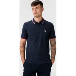 Guess Polo Koszulka Niebieski. Niebieskie podkoszulki męskie Guess, m, z haftami, z elastanu, bez rękawów. Za 202,95 zł.