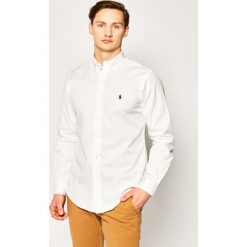 Koszula Polo Ralph Lauren Classics 710787193. Białe koszule męskie Polo Ralph Lauren, xs, bez wzorów, z bawełny, casualowe, polo, bez rękawów. W wyprzedaży za 329,00 zł.