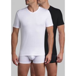 Podkoszulki męskie: T-shirt X-TEMP dekolt w serek (sprzedawany w 2-paku)