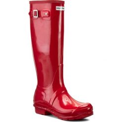 Buty zimowe damskie: Kalosze HUNTER – Original Gloss WFT1000RGL Pillar Box Red