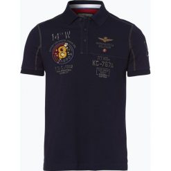 Koszulki polo: Aeronautica – Męska koszulka polo, niebieski