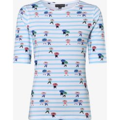 Franco Callegari - T-shirt damski, biały. Białe t-shirty damskie Franco Callegari, z nadrukiem, bez kołnierzyka. Za 89,95 zł.