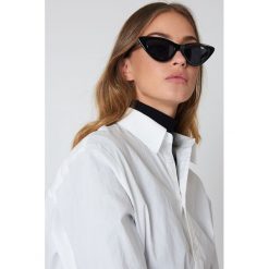 NA-KD Accessories Okulary przeciwsłoneczne Pointy Cat Eye - Black. Czarne okulary przeciwsłoneczne damskie marki NA-KD Accessories. Za 60,95 zł.