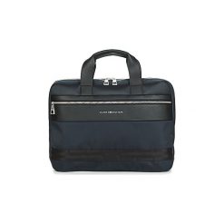 Aktówki / Teczki Tommy Hilfiger NYLON MIX SLIM COMPUTER BAG. Niebieskie aktówki męskie TOMMY HILFIGER, bez wzorów, z nylonu. Za 569,00 zł.