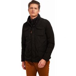 Kurtka przejściowa w kolorze czarnym. Czarne płaszcze męskie Polo Club Men, m, bez wzorów, bez kaptura. W wyprzedaży za 309,95 zł.