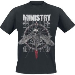 Ministry Mosquito Needle T-Shirt czarny. Czarne koszulki męskie Ministry, l, z nadrukiem, z okrągłym kołnierzem. Za 74,90 zł.