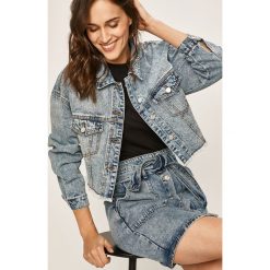 Only - Kurtka jeansowa. Niebieskie kurtki damskie ONLY, z bawełny, krótkie. W wyprzedaży za 189,90 zł.