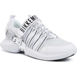 Sneakersy BIKKEMBERGS - Low Top Lace Up B4BKM0044 White/Silver. Białe sneakersy męskie Bikkembergs, bez zapięcia. W wyprzedaży za 619,00 zł.