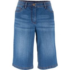 Bermudy dżinsowe bonprix niebieski "stone”. Niebieskie jeansy damskie bonprix, bez wzorów, z jeansu. Za 27,99 zł.