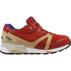 Buty Diadora N9000 Premium "Brick Pack" (172293-45002). Czerwone buty sportowe męskie Diadora, ze skóry, bez zapięcia. Za 329,99 zł.