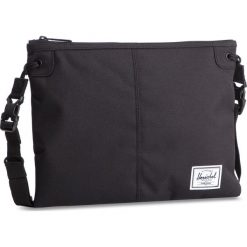 Saszetka HERSCHEL - Alder 10357-00001 Black. Czarne torby męskie skórzane marki Herschel, bez wzorów, z materiału, młodzieżowe. Za 149,00 zł.