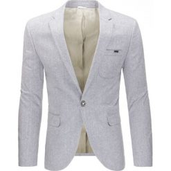 Marynarki męskie: Marynarka męska casual szara (mx0341)