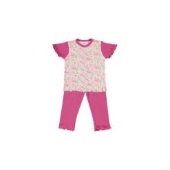 Pink or blue Girls Komplet Shorty kolor różowy - różowy/pink. Różowe piżamy niemowlęce pink or blue, bez wzorów, z bawełny. Za 30,00 zł.