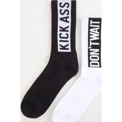 Kapcie męskie: 2 pack skarpetek – Czarny