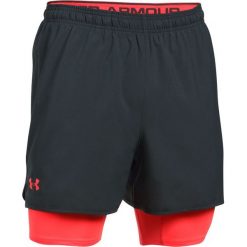 Under Armour Spodenki męskie Qualifier 2-in-1 Short czarno-czerwone r. XL (1289625-016). Czerwone spodenki i szorty męskie Under Armour, sportowe. Za 147,26 zł.